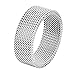 Geoffrey Beene Stainless Steel Men's Comfort Fit Mesh Ring