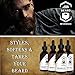 Beard Oil 4 Pack (Vanilla, Sandalwood, Cedarwood, Citrus) – All Natural Leave-in Conditioner to Soften and Style Beards and Mustaches – Made with Tea Tree, Jojoba, Argan Oils - 1oz Each