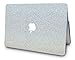 KEC MacBook Air 13 Inch Case Plastic Hard Shell Cover A1369 / A1466 (Silver Gliter)