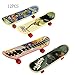 JH 12 pcs Professional Mini Fingerboards/ Finger Skateboard (Random Pattern),Kids Toy Gift Party Favors