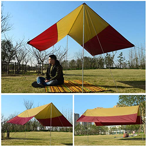CHENSHJI Segel Markise Außenmarkise Baldachin Markise Strand Dachzelt Markisen Campinggeräte (Farbe : Beige, Size… – Bild 3