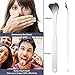 3 Pack Tongue Scraper Cleaner with Free case Stainless Steel Fresh Breath Tongue Scrapers Metal Tongue Scraping Cleaner for Oral Care