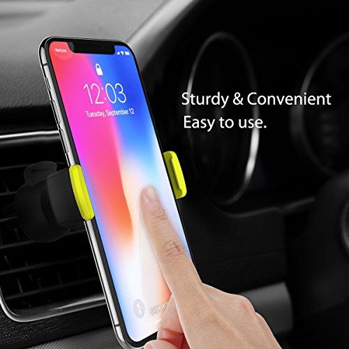 Universal Car Air Vent Cell Phone Holder, Rock Car Styling Dashboard 360° Degree Adjustable Mount Air Vent Stand Car Holder Stand For All Smartphones Tablet - Thumbnail 7