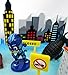 Cake Toppers Super Hero PJ Masks Deluxe Birthday Party Set Featuring Figures and Decorative Accessories
