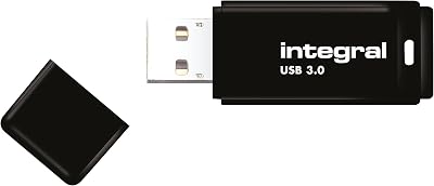 Integral 128GB USB 3.2 Gen 1 Flash Drive Black - Fast Memory