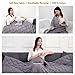 AILIYZ Blanket Sofa Blanket Breathable Fabric (Grey)