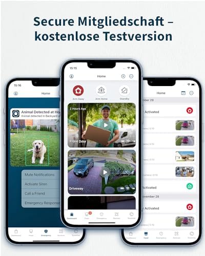 Essential 2 HD XL Batterie Überwachungskamera Aussen WLAN, Kabellos, 1080p Video, Farbnachtsicht, Licht, Bewegungsmelder, Sirene, 2-Wege Audio, Arlo Secure Plan Testzeitraum, 2 Kameras, Weiß