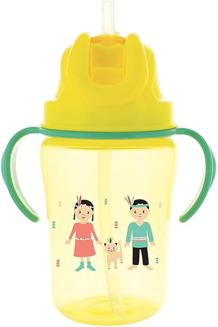 Beaba Tasse Paille Rose 350 Ml Bebe Puericulture Tasses D Apprentissage