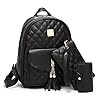 I-IHAYNER-Womens-Simple-Design-Fashion-Quilted-Casual-Backpack-Leather-Backpack-for-Women