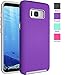 OUBA S8 Case, Galaxy S8 Case, [Dual Layer] Shock Absorption Impact Resistant Armor Rugged Defender Protective Case for Samsung Galaxy S8 - Purple