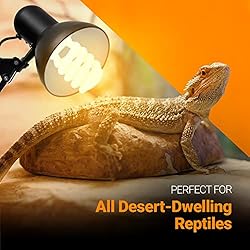 2 Pack 13-Watt Reptile Bulb Desert UVA UVB Light