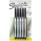 Sharpie Fine Marker Pens Assorted Colors Pack of 5