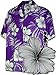 Monstera Leaf Hibiscus Floral Men's Hawaiian Shirt
