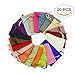 Fyess 20 PCS Christmas party Bags Burlap Bags with Drawstring Gift Bags for Wedding Party,Arts & Crafts Projects, Presents, Snacks & Jewelry,Christmas Natural Muslin Drawstring Bags 100% Cotton Wove