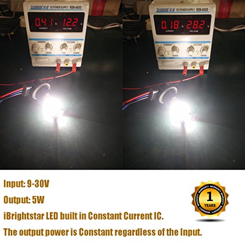 image for iBrightstar Newest Extremely Bright 3156 3157 3057 4157 LED Bulbs with