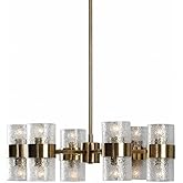 Uttermost Marinot Chandelier 12 Light Iron/Glass -Traditional Installation