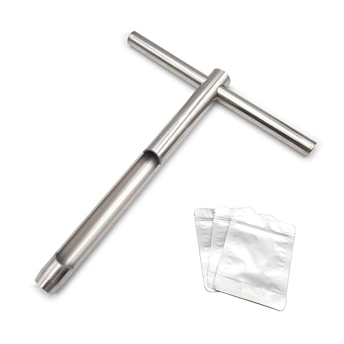 Sample Probe Fixed Style X·CELLENT Soil Sample Probe 12 Inch with Reusable Sampler Bags ...