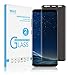 [2 Pack] Anti-peeping Screen Protector for Samsung S8+,W&O Privacy Tempered Glass Screen Protector Film for Samsung Galaxy S8 Plus Curve Edge (Privacy, 6.2)