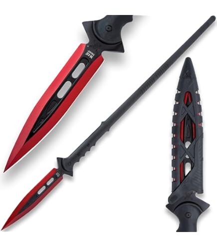 Amazon.com: BLACK LEGION Triple Knife Set (Red) : Sports & Outdoors