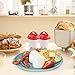 Egg Cooker-Silicone Egg Poachers for hard boiled eggs,Egg Cups AS SEEN ON TV,Hard&Soft Maker,Boil Eggs Without the Egg Shell (Pack of 6)