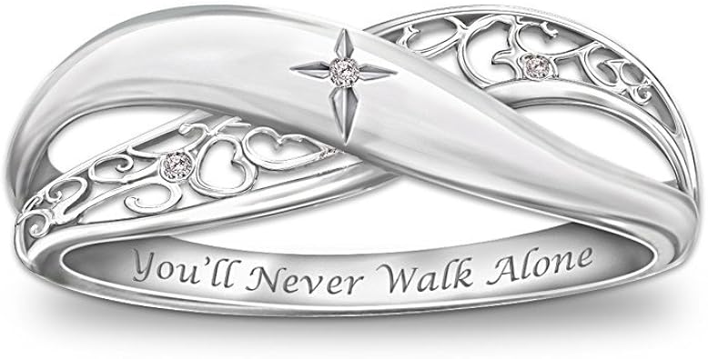 Bradford Exchange Religious Diamond Ring Pure Faith by The