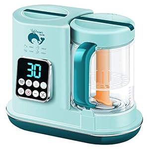 Baby Food Maker | Baby Food Processor | Multi-Function Baby Food Steamer Grinder | Auto Cooking & Blending | Self…