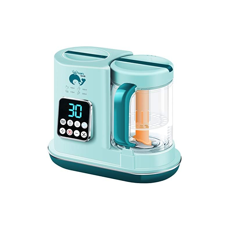 Baby Food Maker | Baby Food Processor | Multi-Function Baby Food Steamer Grinder | Auto Cooking & Blending | Self…