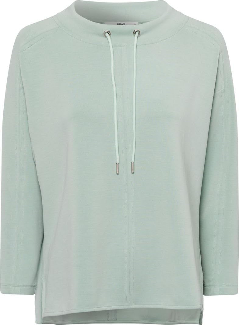 BRAX Women's Style Bee Scuba Solid Sweater, Mint, 16