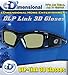 Adult DLP Link eD Elite 144 Hz 3D Glasses (eDimensional Active Rechargeable) for All 3D DLP Projectors - BenQ, Optoma, ViewSonic & Endless Others!