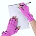 DISUPPO Arthritis Gloves Women and Men Relieve Pain from Rheumatoid, RSI,Carpal Tunnel, Compression Gloves Fingerless for Computer Typing, Dailywork, Hands and Joints Pain Relief (Purple, Medium)