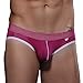 ANUN Men's Mesh Jockstrap Supporter G-Thong (Large, Roseo)