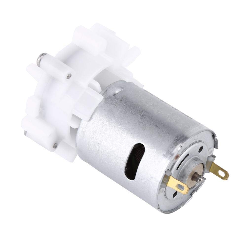 DC 3-12V Mini Self-Priming Gear Pump, 3V ~ 12VDC Water Pumping Tool Used for Aquarium,Bonsai, Rock Garden, Water Cooling for Laptop with RS-360SH Motor
