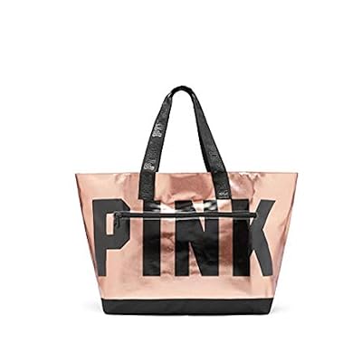 Rose Gold Metallic Tote Bag by Victorias Secret Pink Kuwait Ubuy
