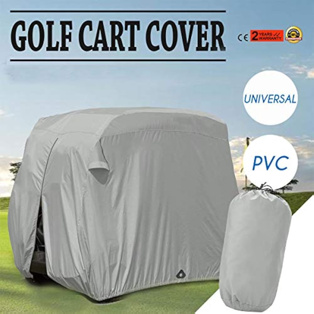 &x30102019 Upgraded&x3011 Passenger Outdoor Golf Cart Cover For EZ GO