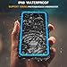 MYJOJO iPhone 7 Waterproof Case iPhone 8 Waterproof Case, 2019 Full Body Protective Shockproof Sandproof Dirtproof IP68 Underwater Outdoor Waterproof Case for iPhone 7 & iPhone 8 (Blue/Clear)