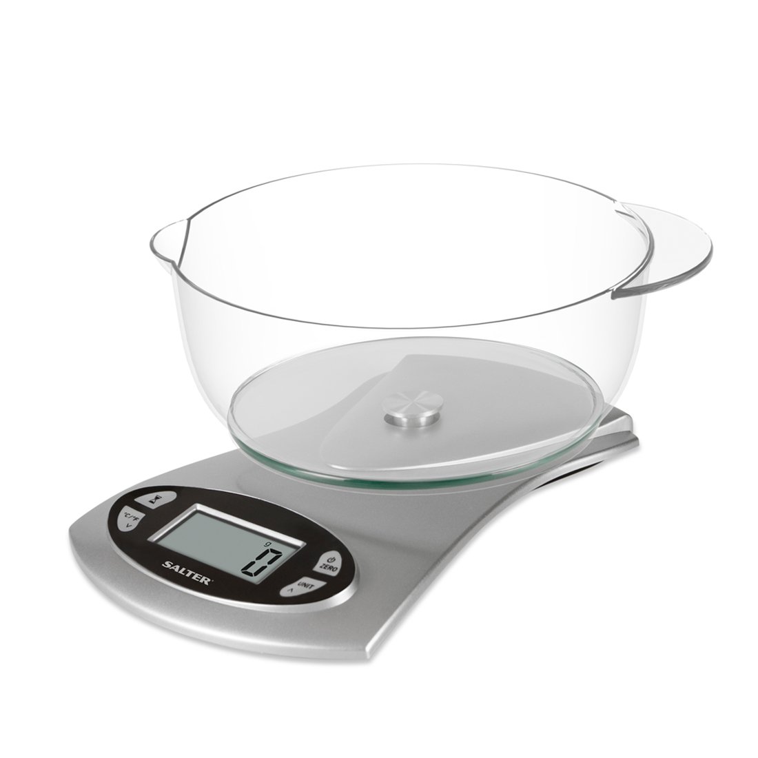 Salter 11lb/5kg Kitchen Scales, Digital Cooking Food Scale, Detachable