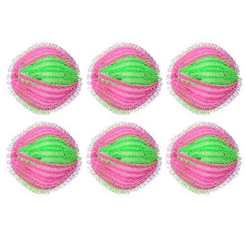 Zeroyoyo Hair Lint Fluff Grabbing Laundry Washing Wash Ball Lint Grabbing Wash Ball 6 PCS - Thumbnail 2