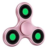 (New Version) Fidget Spinner, POAO Fidget Toys Stress Reducer Focus Toy for Autism Adult Children Perfect for ADD, ADHD, EDC , Anxiety [Pink]