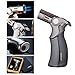 Jobon Black Quad Jet Straight Flame Butane Spray Torch Cigar Lighter One Second to Cool Down,Genuine Authorization …