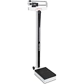 DETECTO 338 Mechanical Physician Beam Scale with Wheels/Height Rod, Dual Reading KG/LB