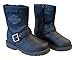 Harley-Davidson Boy's Pleather Biker Boot, Side Buckle, Black 4275064/4285064