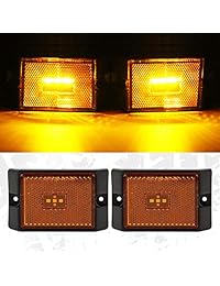 Nisuns   Kit de luces LED de 12 V para remolque y cableado, luces traseras sumergibles para parada de marcha y conducción para caravana, barco, remolque