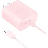 45W Super Fast Charger USB Type C Charger Cord 6.6FT with Android Phone Charger Fast Charging Block for Samsung Galaxy S25/S25 Ultra/S25+/S24 Ultra/S24/S24+/S23 Ultra/S23/S22/S20/S21/Note 20/Note 10