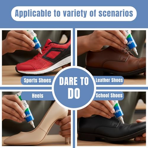 Primebly Instant Shoe Glue 17ml – Super Strong Flexible Shoe Repair Adhesive for Soles, Leather & Rubber | Shoes Sole Repair Glue, Waterproof & Quick Dry | لاصق أحذية قوي جداً مرن لإصلاح النعل والجلد
