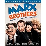 The Marx Brothers Silver Screen Collection (The Cocoanuts / Animal Crackers / Monkey Business / Horse Feathers / Duck Soup) [Blu-ray]
