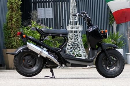 Amazon リアルスピード M 1マフラー ズーマー Af58 Fi キャブ車 用 シルバー フルエキゾースト 車 バイク