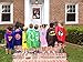 Child Super hero Costume, Cape and Mask Set for Kids, Birthday Party DIY Children (Pink)