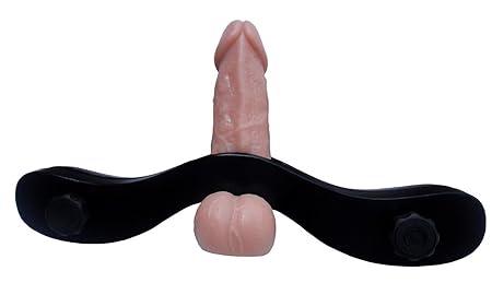 High Quality Holz Humbler schwarz Penis Hoden Pranger einstellbar - Ball Stretcher Hodenstrecker Hodenpresse Prenispresse Hod