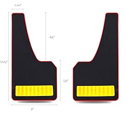 2 Pcs Car Mud Flaps Reflective Soft Rubber Splash
