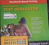 McDougal Littell Algebra 1: ExamView Suite 6.0 Test Generator CD-ROM